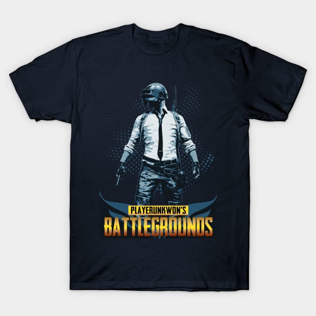 PlayerUnknown's Battleground Vintage T-Shirt by Creativedy Stuff